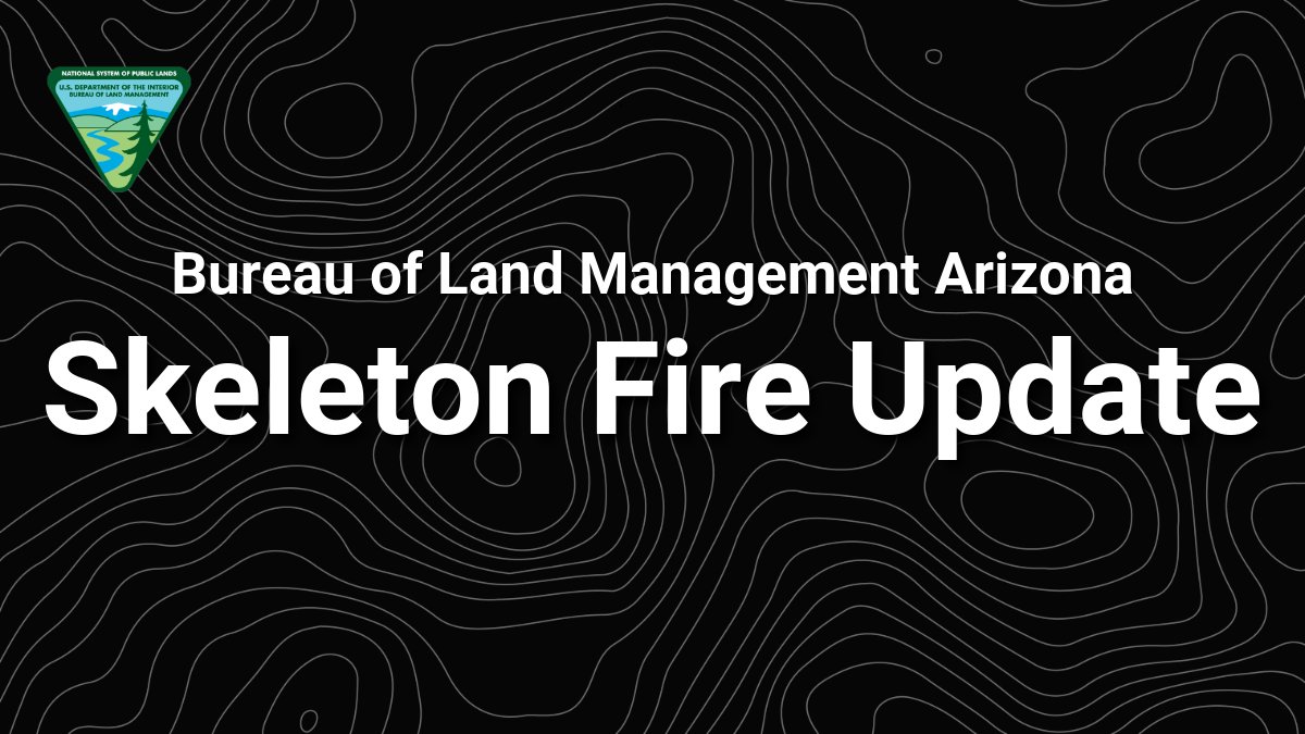 BLMAZFire's tweet photo. PHD - #SkeletonFire Update - Firefighters responded to three nearby fires from an afternoon thunderstorm on Thursday. The storm also provided rain to the Skeleton Fire area. Crews will continue to monitor and secure fires today. #AZFire https://t.co/ZeBIOaOrU6