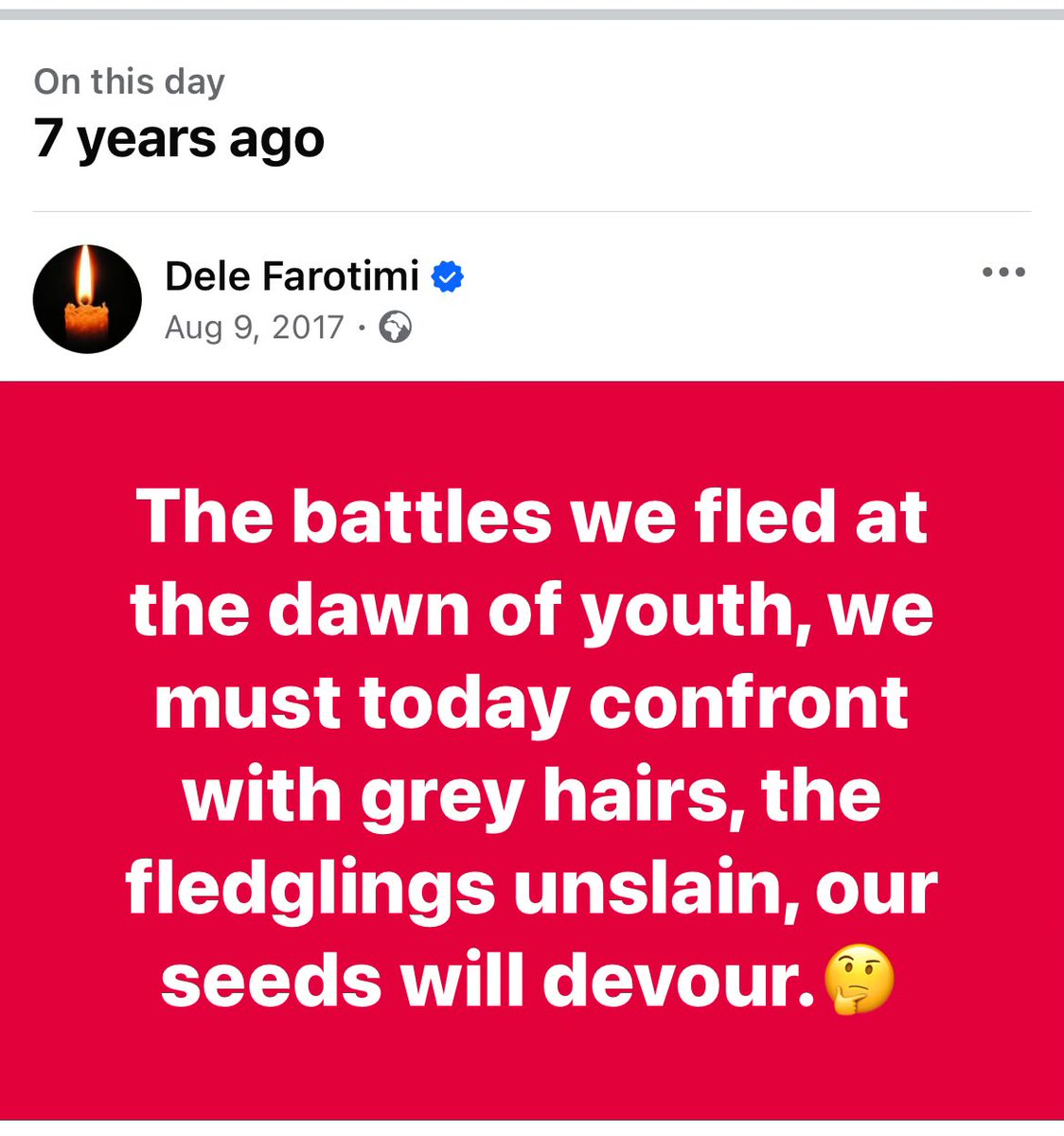 Dele Farotimi. A victim of Nigeria tweet media