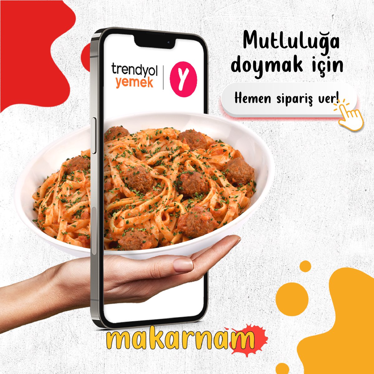 makarnamtr's tweet photo. Makarnam’ı tek tık’la dilediğin adrese ​sipariş edebilirsin

-YemekSepeti
-GetirYemek
-TrendyolYemek

#Makarnam #Makarna #MutluluğaDoyuranLezzet #EnSOSyalMakarnam #HDHolding #MutluluğaDoy https://t.co/NIEatyoD3H