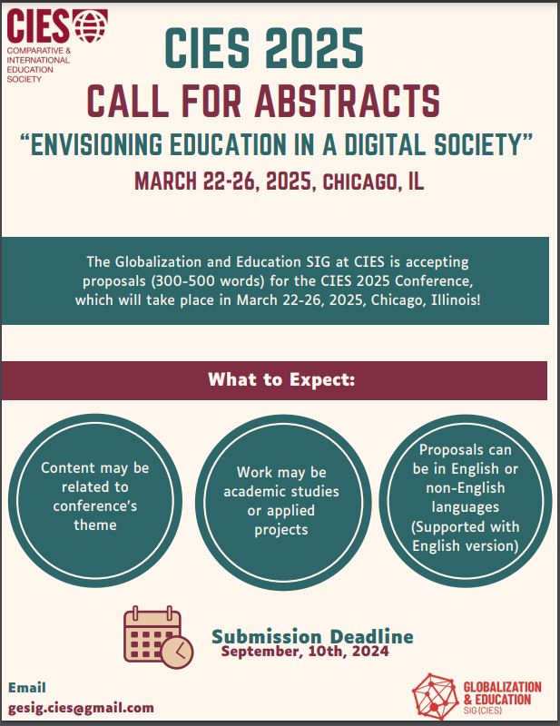 Globalization & Education SIG (CIES) tweet media