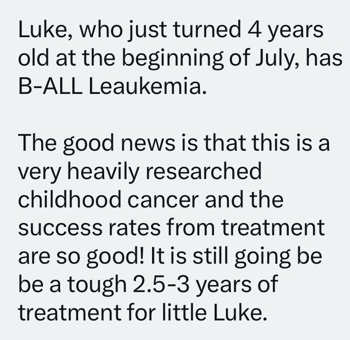 SportyMcSports's tweet photo. Today’s #5dollarfriday is for little Luke. 

Luke is 4 years old and was recently diagnosed with leukemia. The next few years are going to be really tough for Luke’s family.

Let’s surprise them with help from our powerful twitter community 💜 ❤️ 

Please RT 🙏 

Venmo: @devpayne https://t.co/HRjtF1kefd