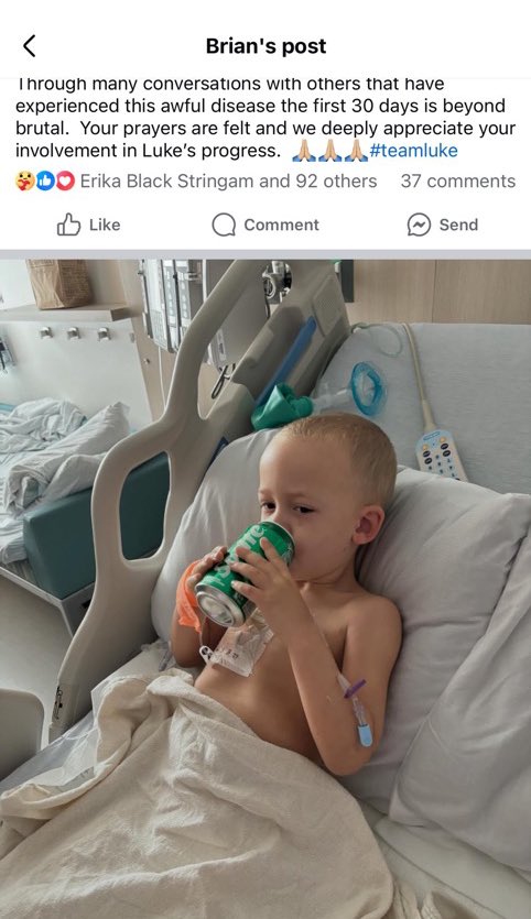 SportyMcSports's tweet photo. Today’s #5dollarfriday is for little Luke. 

Luke is 4 years old and was recently diagnosed with leukemia. The next few years are going to be really tough for Luke’s family.

Let’s surprise them with help from our powerful twitter community 💜 ❤️ 

Please RT 🙏 

Venmo: @devpayne https://t.co/HRjtF1kefd