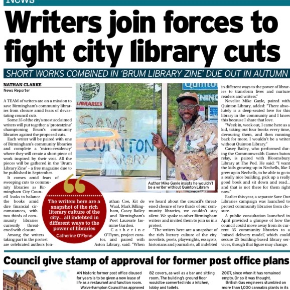 BrumLibraryZine's tweet image. Birmingham  writers love Birmingham libraries ❤️‍🔥 We want everyone in our city to have equal access to the books, knowledge, joy and community that our libraries give.