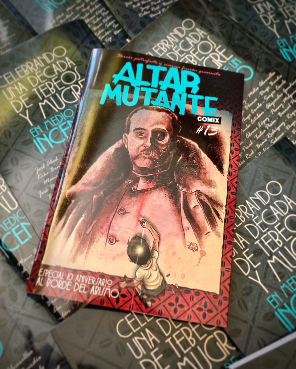 AltarMutante's tweet photo. ¡Ya tenemos listo el Altar Mutante 13 con portada de @davidrubin !
A partir del lunes lo podréis conseguir en @VinetasCoruna y @AutobanBD https://t.co/5FAsWjyvIF
