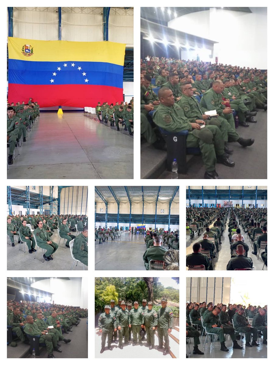 EN FOTOS: Personal de <a href="/Neumalba_Ve/">Neumáticos del Alba S.A.</a>  presencia vídeoconferencia con el Ministro del Poder Popular para la Defensa, GJ Vladímir Padrino López, quien  disertó del Plan República, el mantenimiento de orden interno y el rol de la FANB para preservar la estabilidad de la Patria.

#FANB