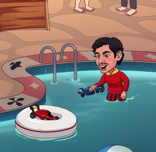 SAINZLOVERS's tweet photo. NOT CARLOS PLAYING WITH THE WILLIAMS AND LEAVING THE FERRARI ON THE SIDE.. 😞 https://t.co/zDBxiiMlSb