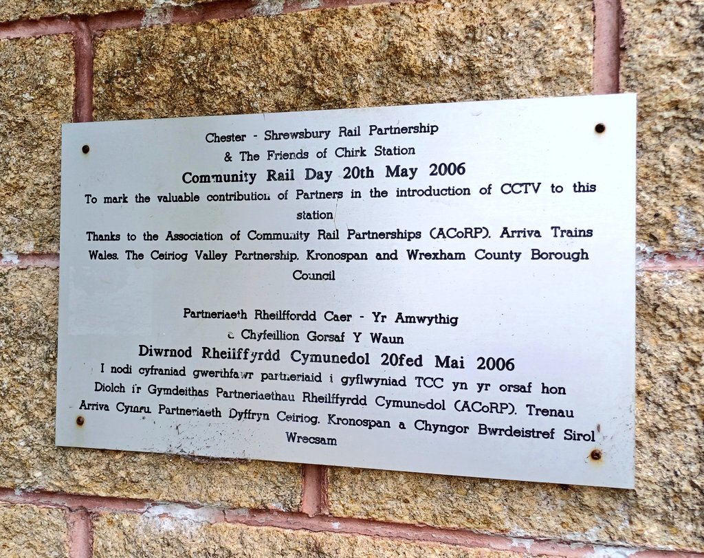 watfordgap's tweet photo. Also at #Chirk station something for the #CommunityRail historians and others who like this sort of thing .... @BeautyOfTranspt @_doublearrow @Tarka_Man @3CountiesCCRP @CommunityRail @RobertNForsythe
@paulsalveson #Sheep #BritishRailCommunityUnit #RegionalRailways #ACoRP https://t.co/mcYQ7VKBcV