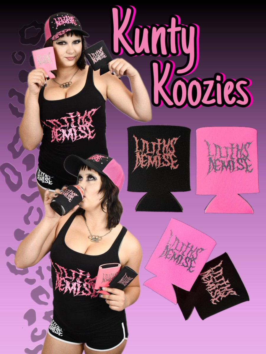 Liliths_Demise's tweet photo. NEW KUNTY KOOZIES! We have Restocked our Cunt Merch and we have added some koozies in two color ways <3 Visit the link in our bio to order our merch!! https://t.co/8TwXDJuB40