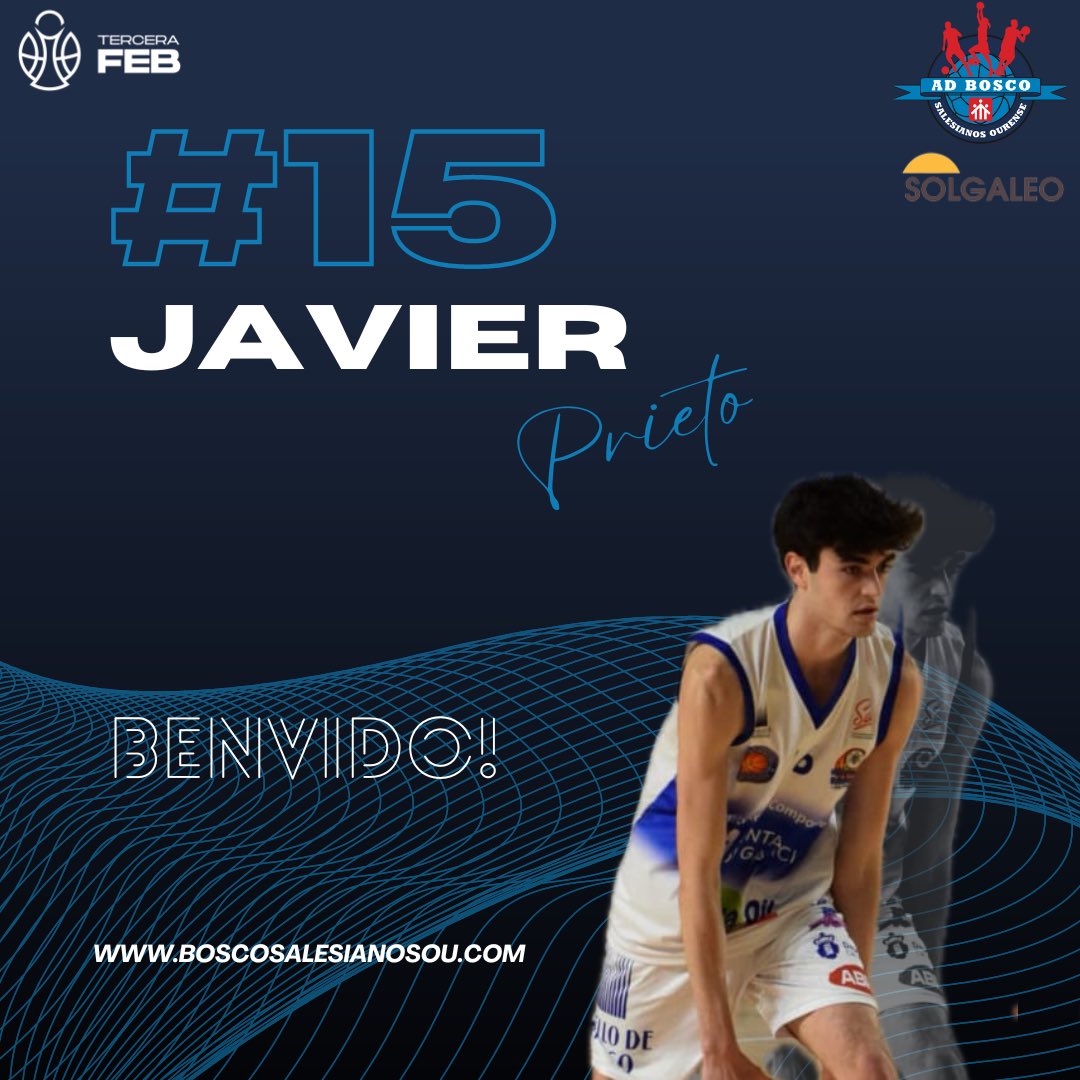 CanteraBosco's tweet photo. Javi Prieto, nuevo jugador del Solgaleo Bosco Salesianos ⚡️🏀‼️

Benvido💙🤍

#VeñaBosco
#TerceraFEB 
@SolgaleoEnergia https://t.co/ExKzDPyByl