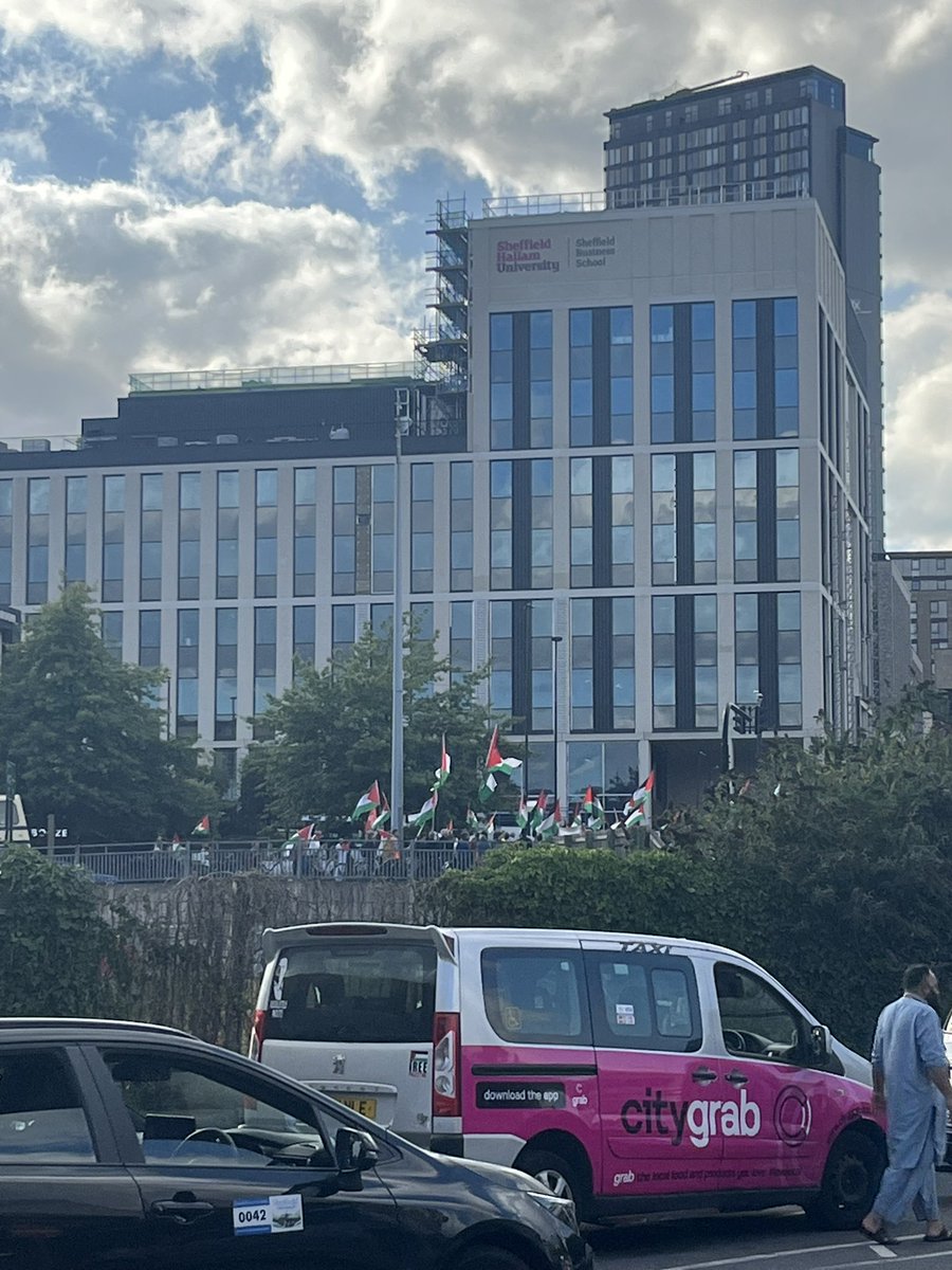 Shout out to the Pro Palestine protesters ✊ #PalestineGenocide #Sheffield