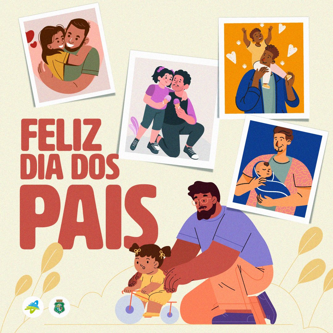 Desejamos a todos os pais um dia cheio de carinho e abraços apertados. Que a presença paterna na vida de um filho e uma filha seja constante e forte, com respeito, amor e amizade. 🩵