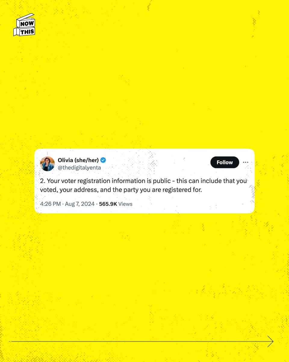 nowthisimpact's tweet image. What happens in the voting booth is between you and NOBODY 🗳️