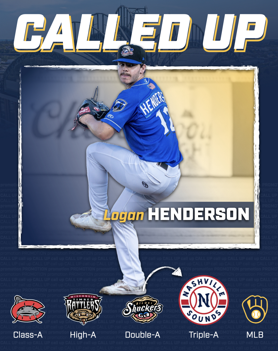 Logan Henderson called up to Triple-A 💪

In 9 Double-A starts, Henderson led the level in K-BB% and ranked top-5 in SwStrk% among starters

#ThisIsMyCrew