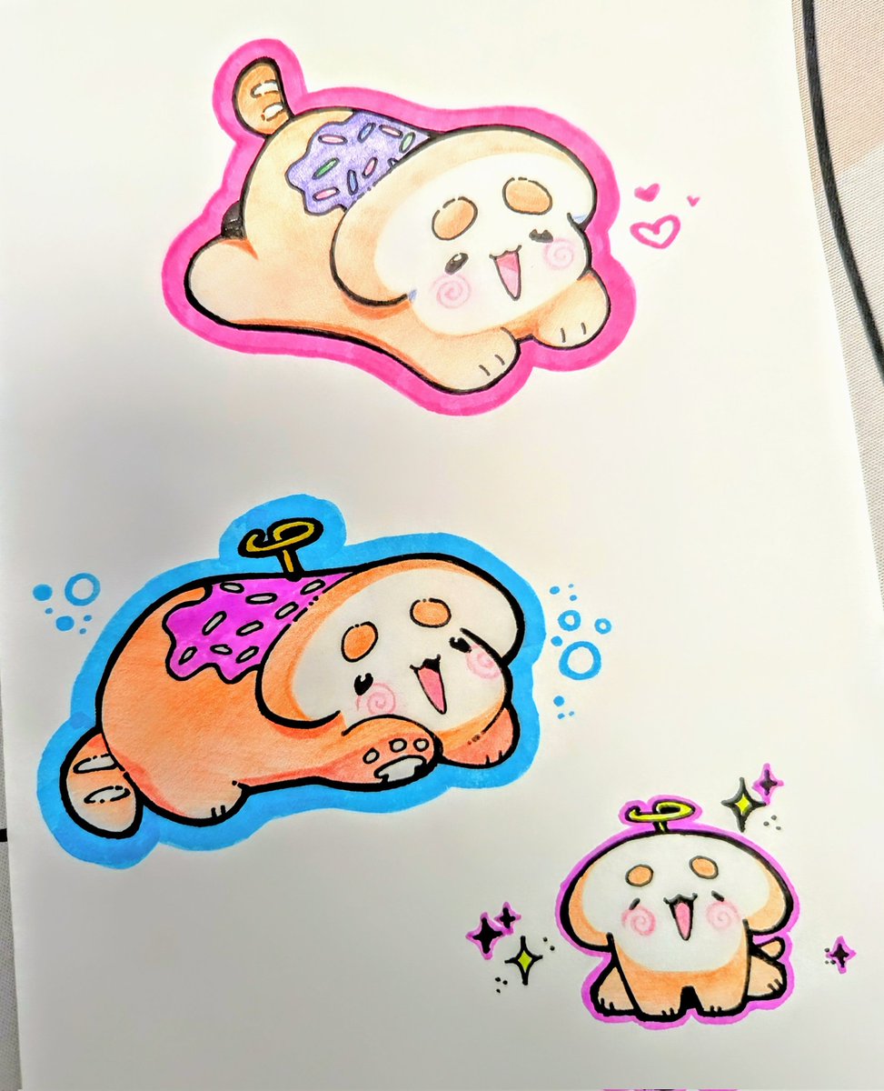 Sanallite doodles ✨🪐🍞 #galaxillust #hololiveEN