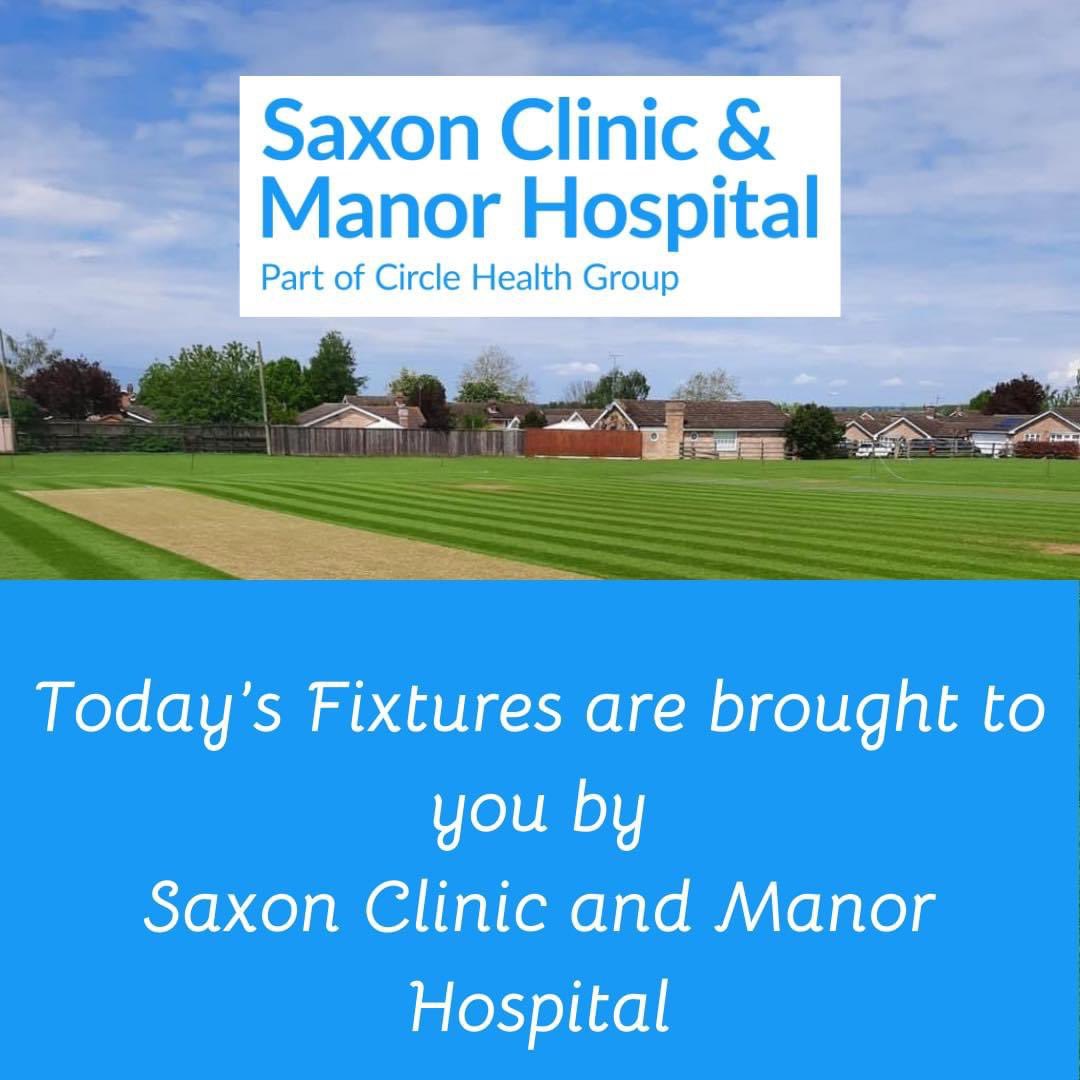 Teams are in! After a huge effort from all members, we field 33 this week… again!! 

🏡 1s host Thrapston
🚗 2s travel to Long Buckby
🚗 3s travel to Gawcott and Hillesden 

This weeks fixtures are brought to you by Saxon Clinic and Manor Hospital. Thank you for your support 👏