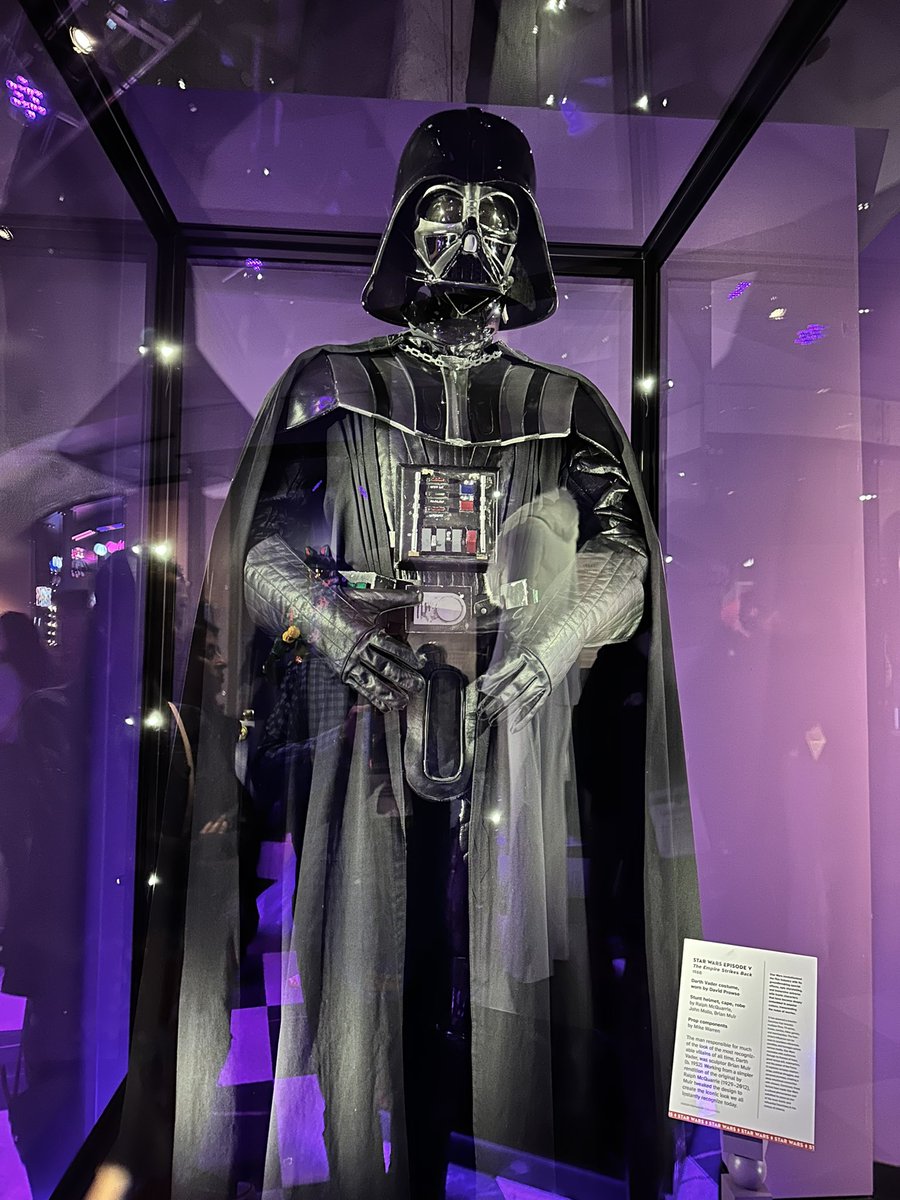 The ORIGINAL SCREEN USED Darth Vader costume and lightsaber used in The  Empire Strikes Back! Located @MoPOP Seattle.