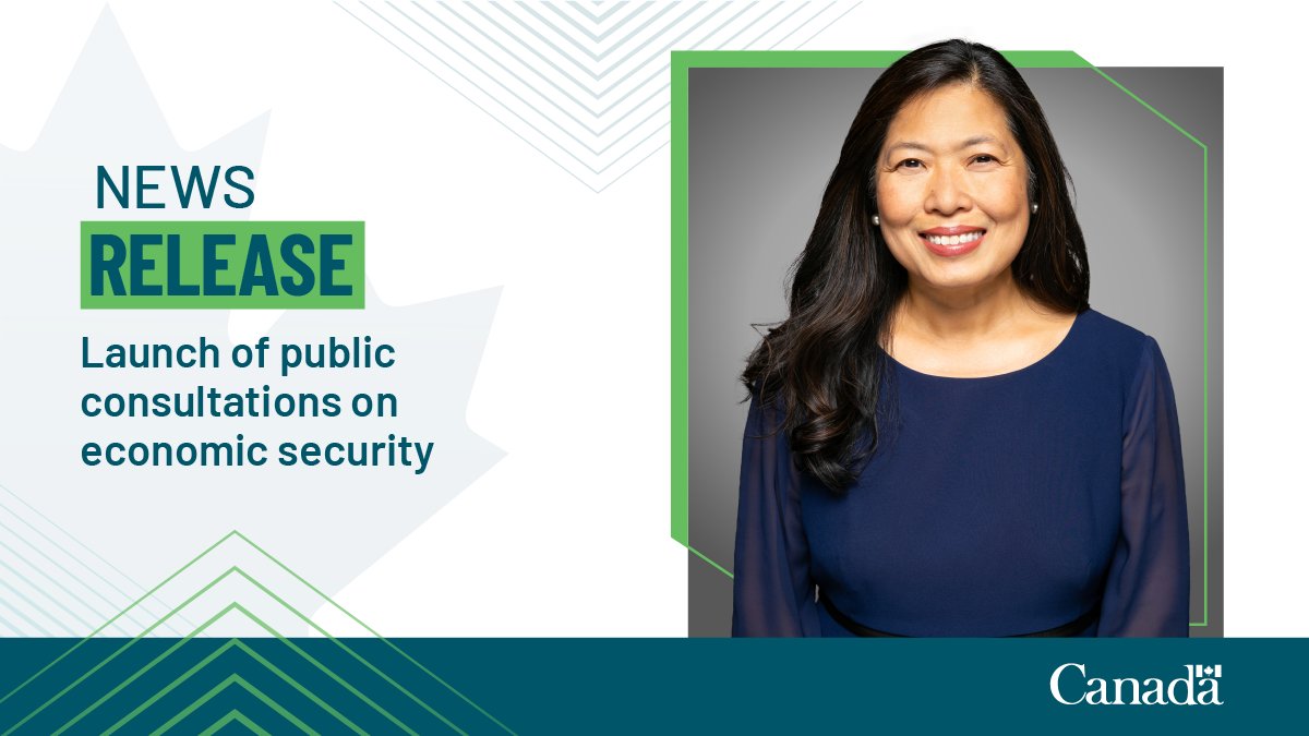 CanadaTrade's tweet image. Canada has launched a #PublicConsultation on potential new measures to advance and defend Canada’s economic security interests. 📈🌎

Participate now ➡️ canada.ca/en/global-affa…