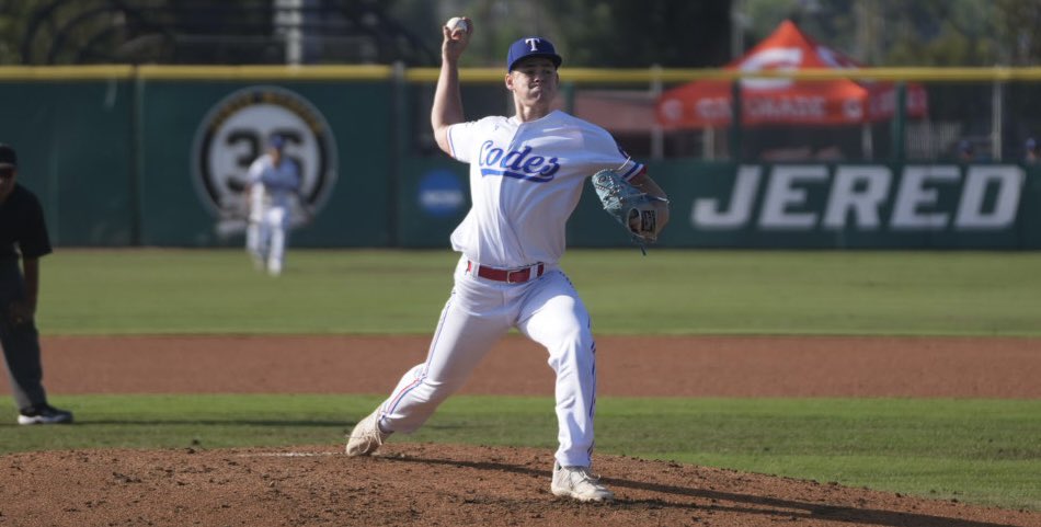 Eric Sorenson (@stitch_head) on Twitter photo HISTORY
For the first time since 2016 and just the 2nd time in Area Code Games history, weβve got a no-hitter. Four pitchers combined to help the Texas-based Rangers beat the Nβwest-based Royals 2-0, with zero hits. Ethan Baioto (Texas commit) led with/ 5Ks
<a href="/ACBaseballGames/">Area Code Baseball</a> HISTORY
For the first time since 2016 and just the 2nd time in Area Code Games history, weβve got a no-hitter. Four pitchers combined to help the Texas-based Rangers beat the Nβwest-based Royals 2-0, with zero hits. Ethan Baioto (Texas commit) led with/ 5Ks
<a href="/ACBaseballGames/">Area Code Baseball</a>