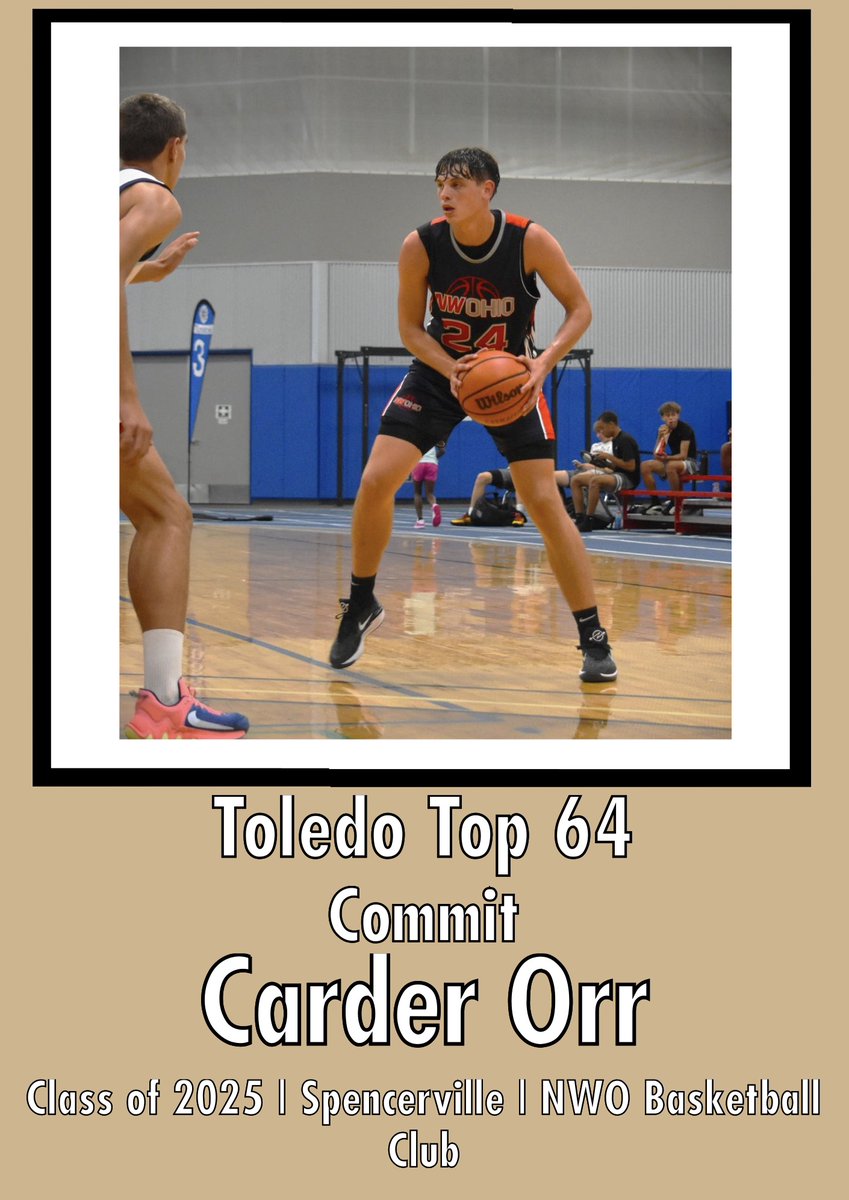 6'4 Carder Orr (2025) will be at the 2024 Toledo Top 64!!!

<a href="/CarderOrr24/">Carder Orr</a> <a href="/nwohiobball/">NW Ohio Bball</a>