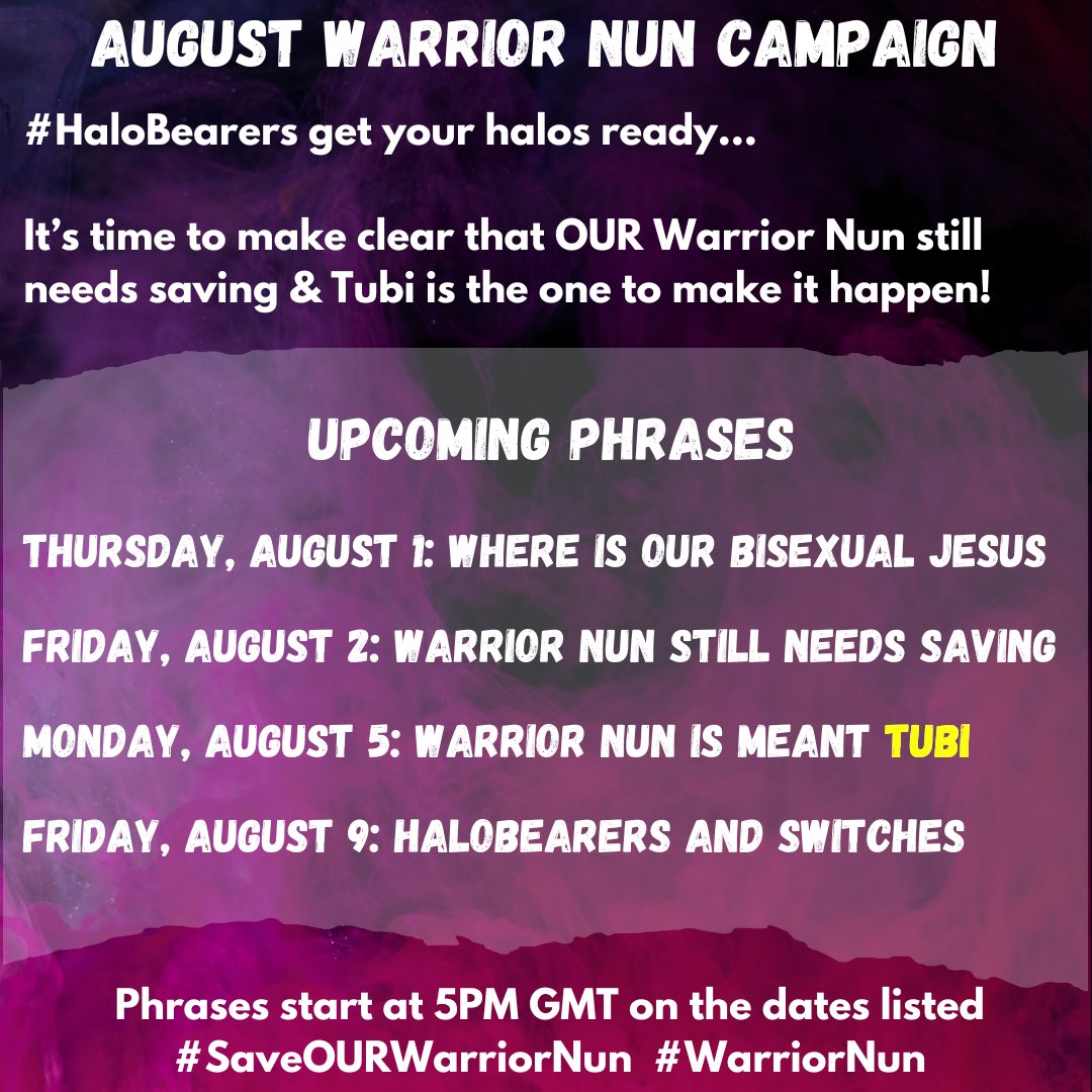 M. || #WarriorNun tweet media