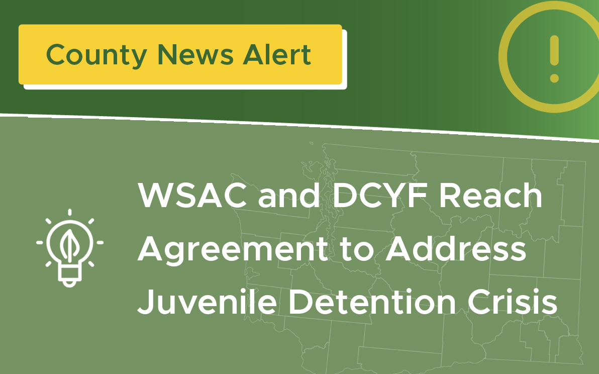 WACounties's tweet photo. #WAcounties reached an agreement with the DCYF to address the ongoing juvenile detention crisis. The agreement was in response to a lawsuit filed by WSAC after DCYF suspended intakes to its #JuvenileRehabilitation facilities.

https://t.co/a8D5ZzjDDc

#WAleg https://t.co/Hx29jsFYIZ