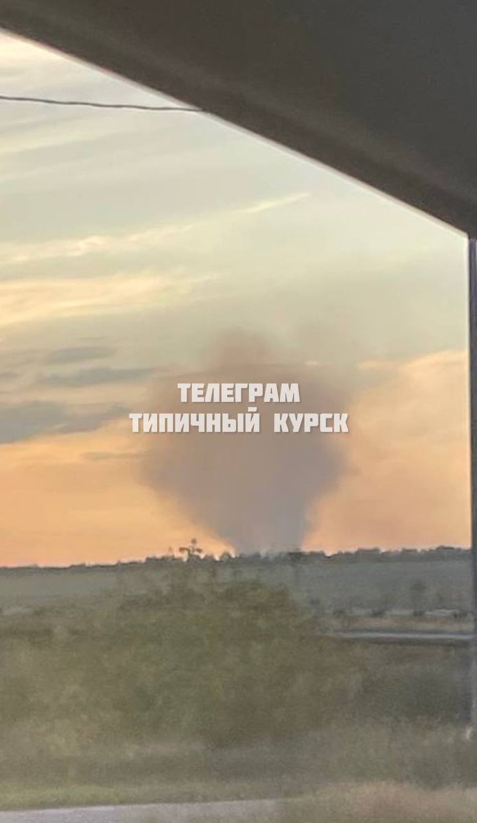 🔥👀 There is a major fire in Oktyabrskyi District of Kursk region. Residents of Volokno, Voroshnevo and Pryamitsyno are left without power. There are also complaints about water shortages.
