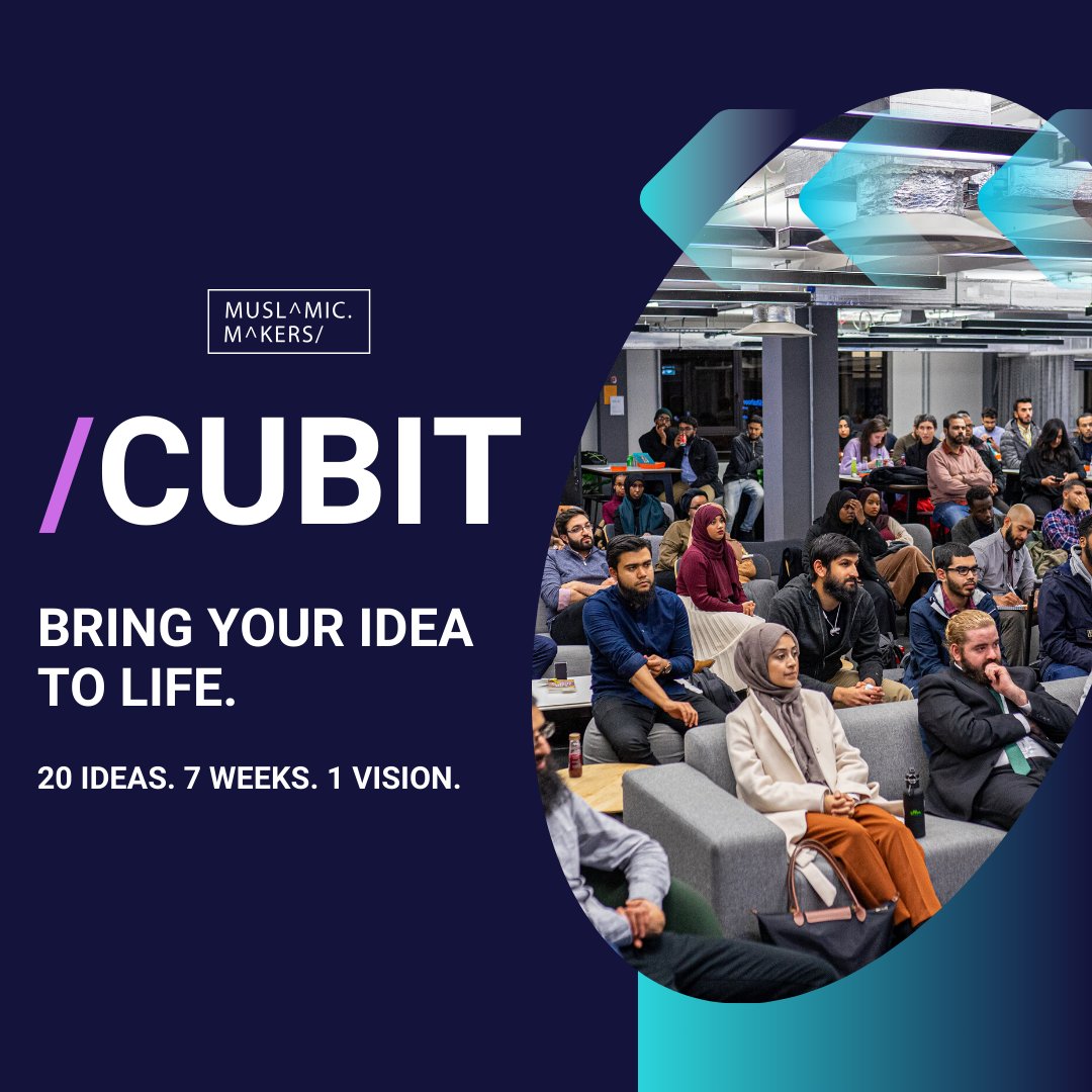 MuslamicMakers's tweet photo. Introducing /cubit
Londons first Muslim centered startup school. We’re taking 20 future founders and accelerating their ideas over 7 weeks with the help of successful Muslim founders. Are you ready?
Apply here: https://t.co/pfm9veDcYZ https://t.co/Gwykkr0676