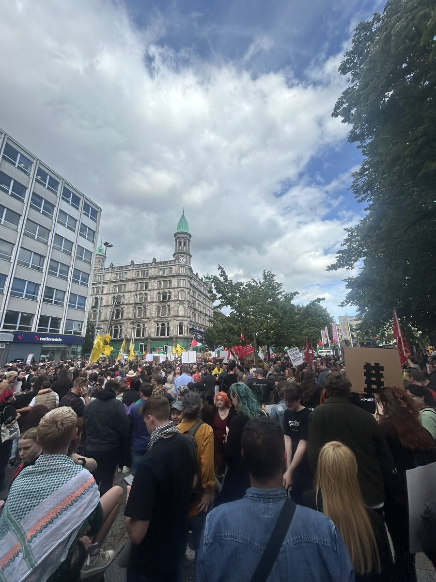 Belfast stands united against Fascism!