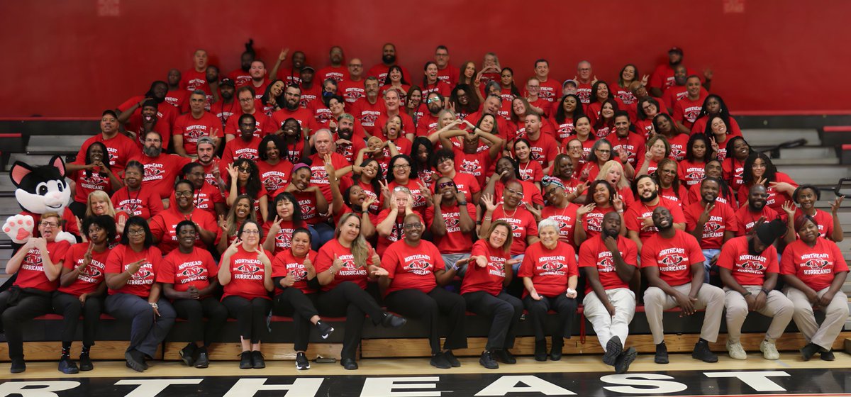 Northeast is bringing their “A” game this year! Truly so proud and honored to work alongside these exceptional professionals! Don’t hide that Hurricane pride! <a href="/NE_AP_Rivera/">Rafael Rivera, Jr.</a> <a href="/NEHSYearbooks/">NEHS YEARBOOKS 📚</a> <a href="/WhiteNadine1/">Nadine White</a> <a href="/Canes_Principal/">HurricanePrincipal</a> <a href="/Hurricane_AP/">Allan Thompson</a> ✨