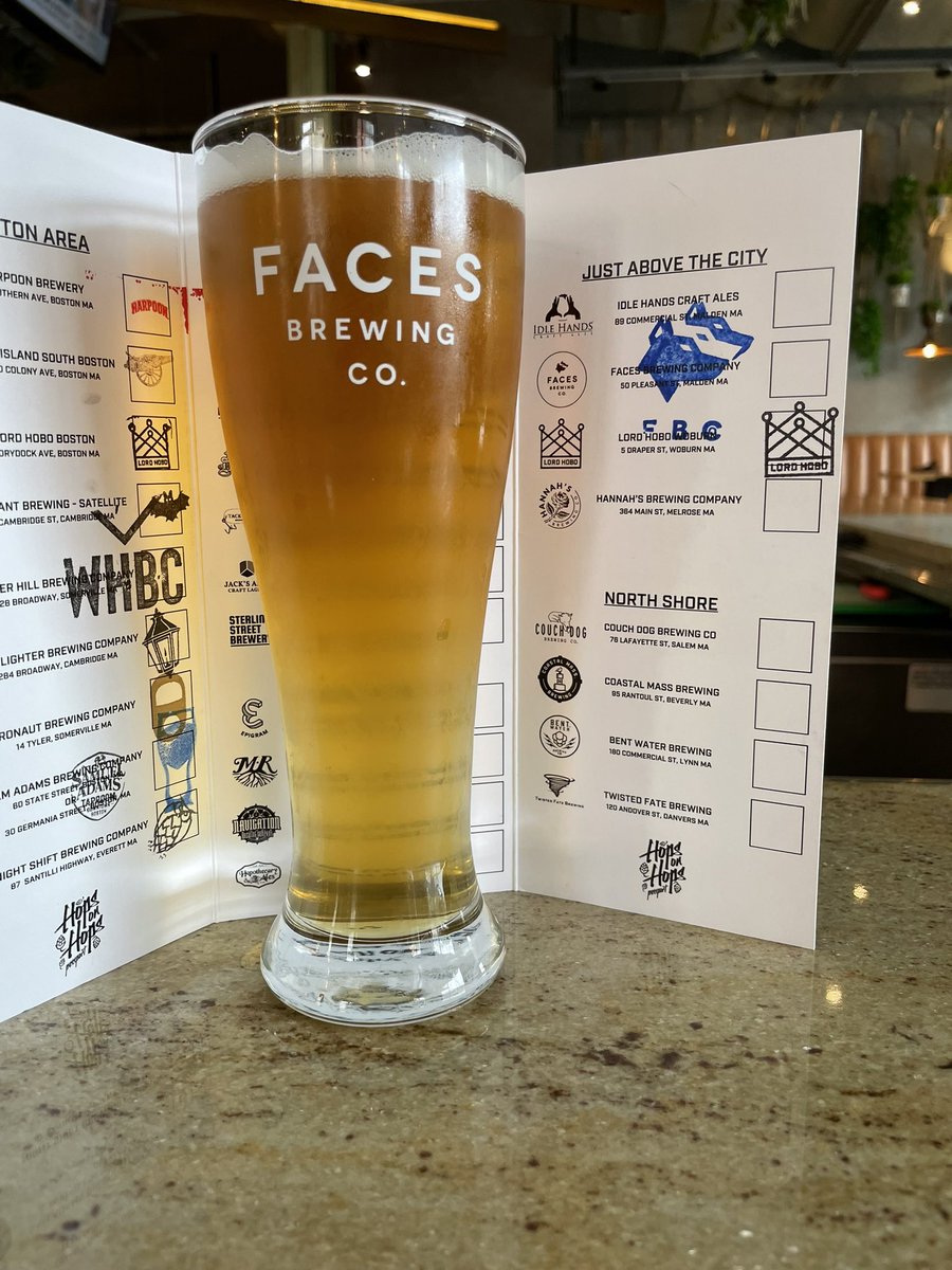 MassBrewBros's tweet photo. More stamping!

@FacesBrewing in #Malden is stamped on our Hops On Hops Passport sponsored by @lordhobobrewing 

It’s not too late for you to get your passport and start stamping!

Passport Details: https://t.co/hWLotzIoKB https://t.co/aRA1ffhLCl