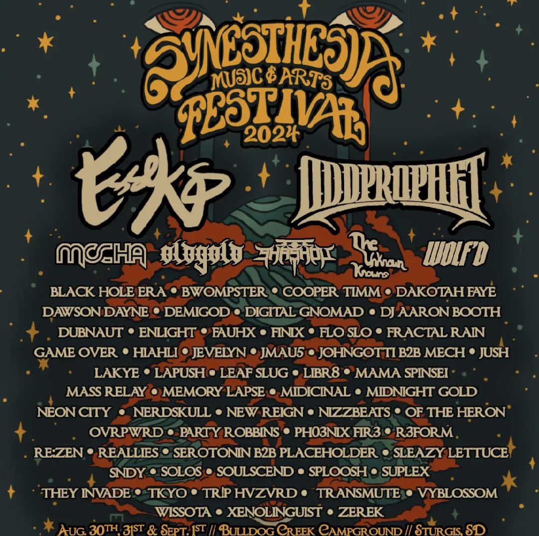 Super stoked to finally announce I’ll be performing a synesthesia festival this year!!! If you want tickets use discount code “FLO SLO”!!! Can’t wait to dance the night away with all of you🥹