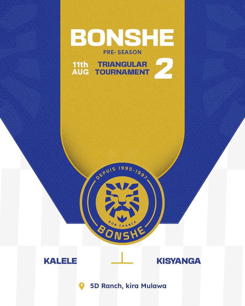 FC Bonshe⚽ (@bonshefc) on Twitter photo Our pre-season preparations continue this Sunday with another 3-way mashup with <a href="/kisyangafc/">Kisyanga FC</a> and <a href="/sc_kalele/">Sui Generis ⭐️</a> !🔥🔥🔥#jusquàlafin Our pre-season preparations continue this Sunday with another 3-way mashup with <a href="/kisyangafc/">Kisyanga FC</a> and <a href="/sc_kalele/">Sui Generis ⭐️</a> !🔥🔥🔥#jusquàlafin