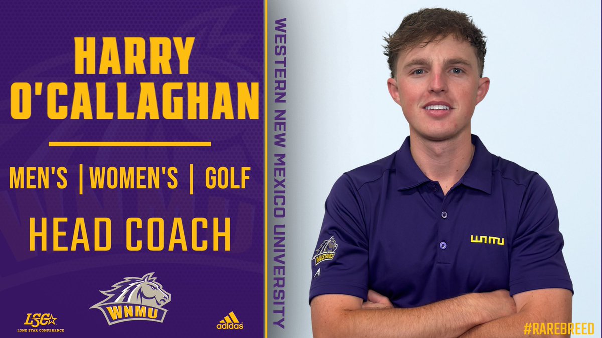 Harry O’Callaghan named Head Coach of <a href="/WNMUGolf/">WNMUGolf</a> #RareBreed #WNMU ⛳️🐎

rb.gy/xelohv