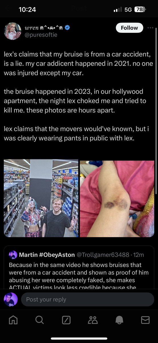 SokalMartin's tweet photo. @sisiisi692380 @lfc29056 @RebornFan @Bigblobum @Trollgamer63488 @Max16807702 @MrTLexify @puresoftie Before Wren went private she quote replied to my reply that was ONLY messaging this Alt account, why did she choose my comment if I wasn’t even talking to Wren directly https://t.co/ZqYUehZYKi
