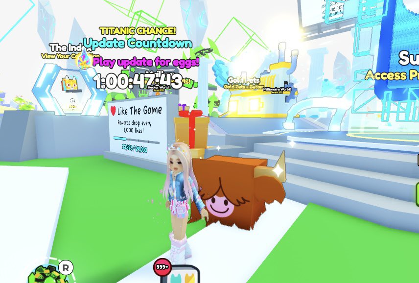 🎉Sponsor giveaway 🎉

Huge bison for 1 winner

Rules: 
1. Follow <a href="/mikolicious87/">Miranda ❤️</a> &amp; <a href="/mrsgAGx/">claire AG 🫶🌈</a> 
2. Like ❤️ &amp; Repost ♻️
3. Comment your Roblox user

Giveaway ends in 48 hours. 

Good luck everyone! 🍀

 #PetSimulator99 #ps99 #petsimulator #petsim99 #roblox #robloxgiveaway #Giveaways