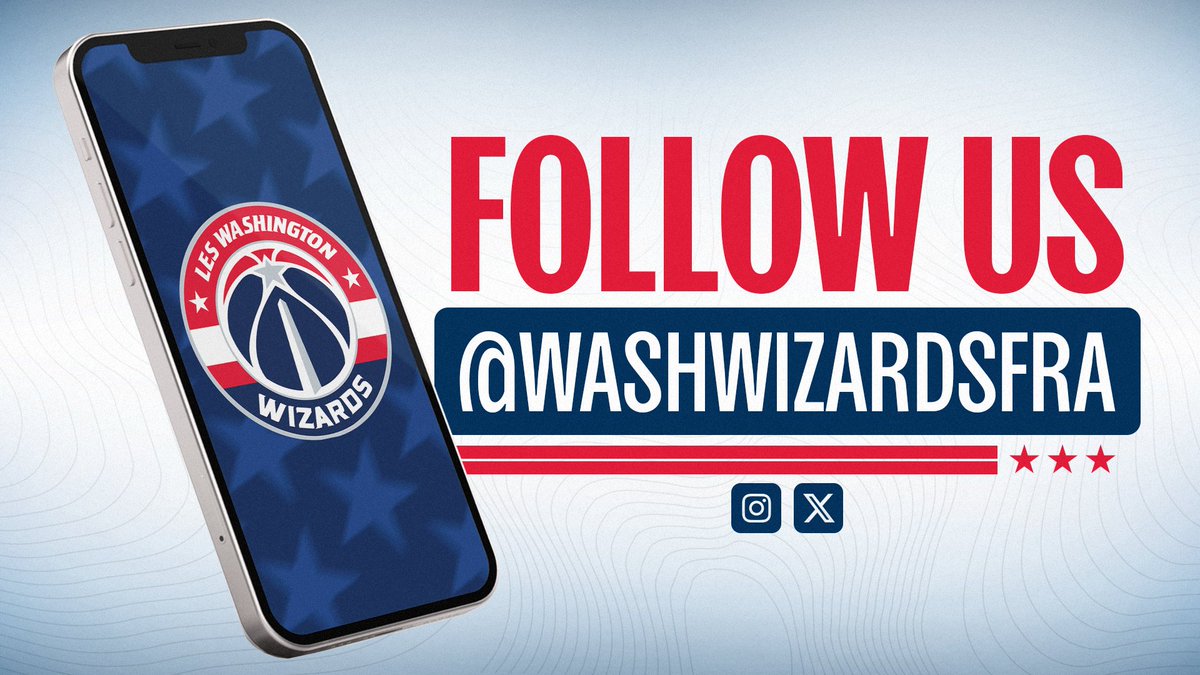 WashWizards's tweet photo. Our first-ever French-language social media channels have launched 🇫🇷

📲 Follow @WashWizardsFRA 
🗞️ Read more: https://t.co/UsWbmN4dd1 https://t.co/EmwdBEHmy4