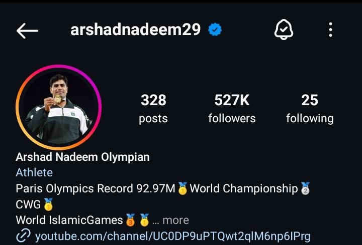 wajidashfaq74's tweet photo. Great work guys.
Show more love and make it 1M.
#Paris2024 #Olympics #GOLD https://t.co/lDYlFmtTdK