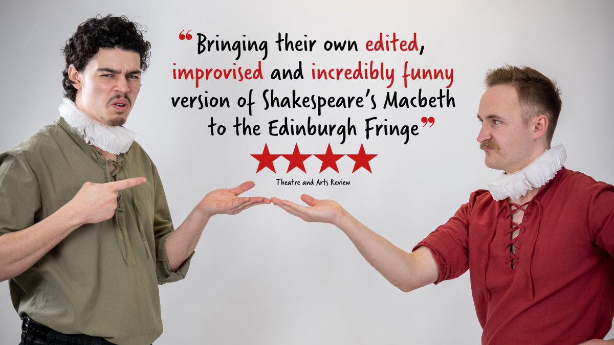 The Raymondos (@theraymondos) on Twitter photo ★★★★ from Theatre and Arts Review
Thank you <a href="/ElaineC_reviews/">Elaine Chapman</a> for coming to see our silly show. Come and catch us at <a href="/thespaceuk/">theSpaceUK</a> on the Mile until the 17th August. Tickets available in our bio!
#edfringereview #edfringe ★★★★ from Theatre and Arts Review
Thank you <a href="/ElaineC_reviews/">Elaine Chapman</a> for coming to see our silly show. Come and catch us at <a href="/thespaceuk/">theSpaceUK</a> on the Mile until the 17th August. Tickets available in our bio!
#edfringereview #edfringe