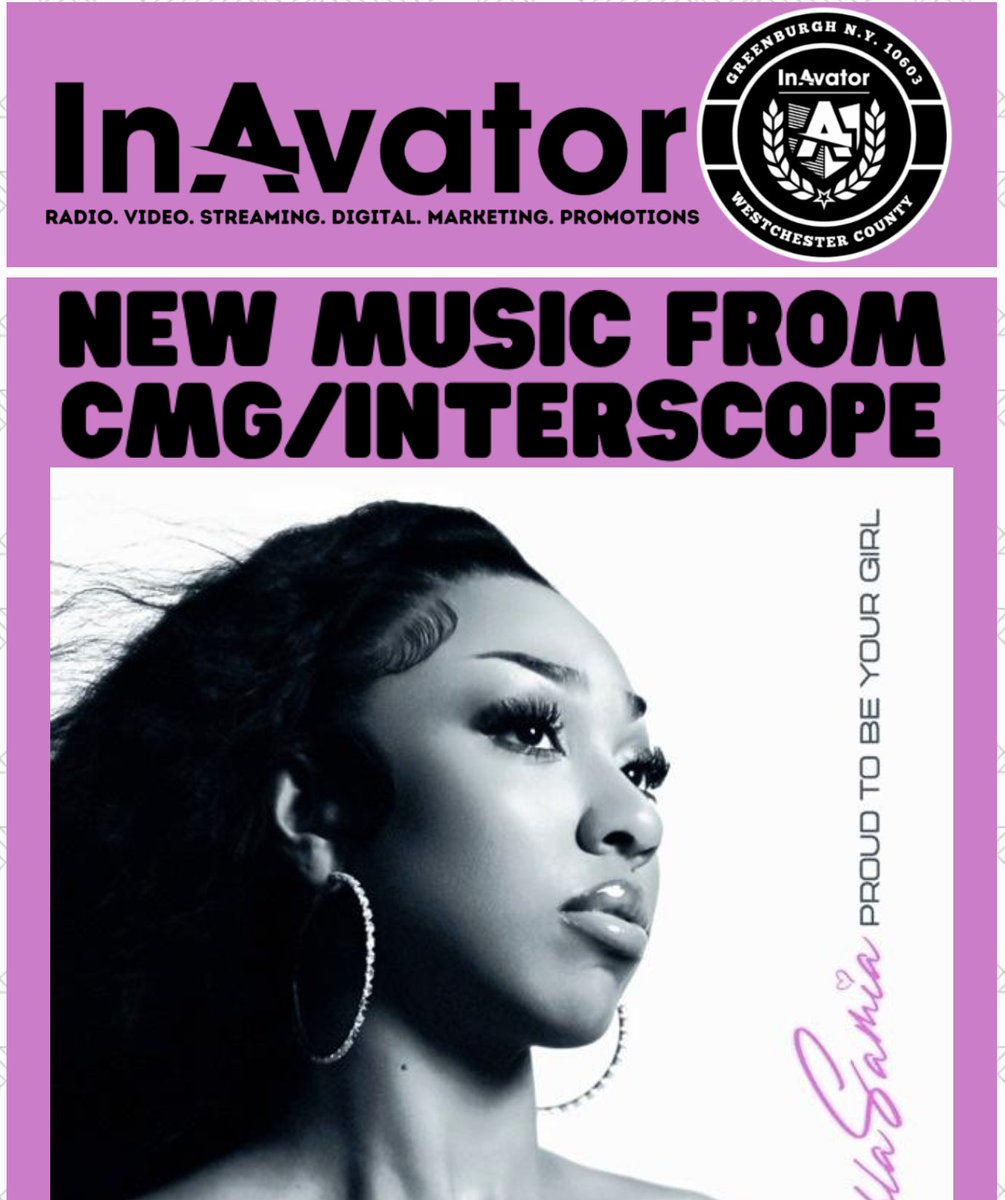 KenCashman's tweet image. #NewArtistAlert **InAvator Record Of The Week**
#DJServicePack: @LehlaSamia  - Proud To Be Your Girl 
Prod by @jermainedupri @bryanmichaelcox
Available Versions: Clean &amp;amp; Instrumental
#InAvator #DJBlast #DJs &amp;amp; #RadioProgrammers email us at info@inavator.com 4 the #DJPack @YoGotti