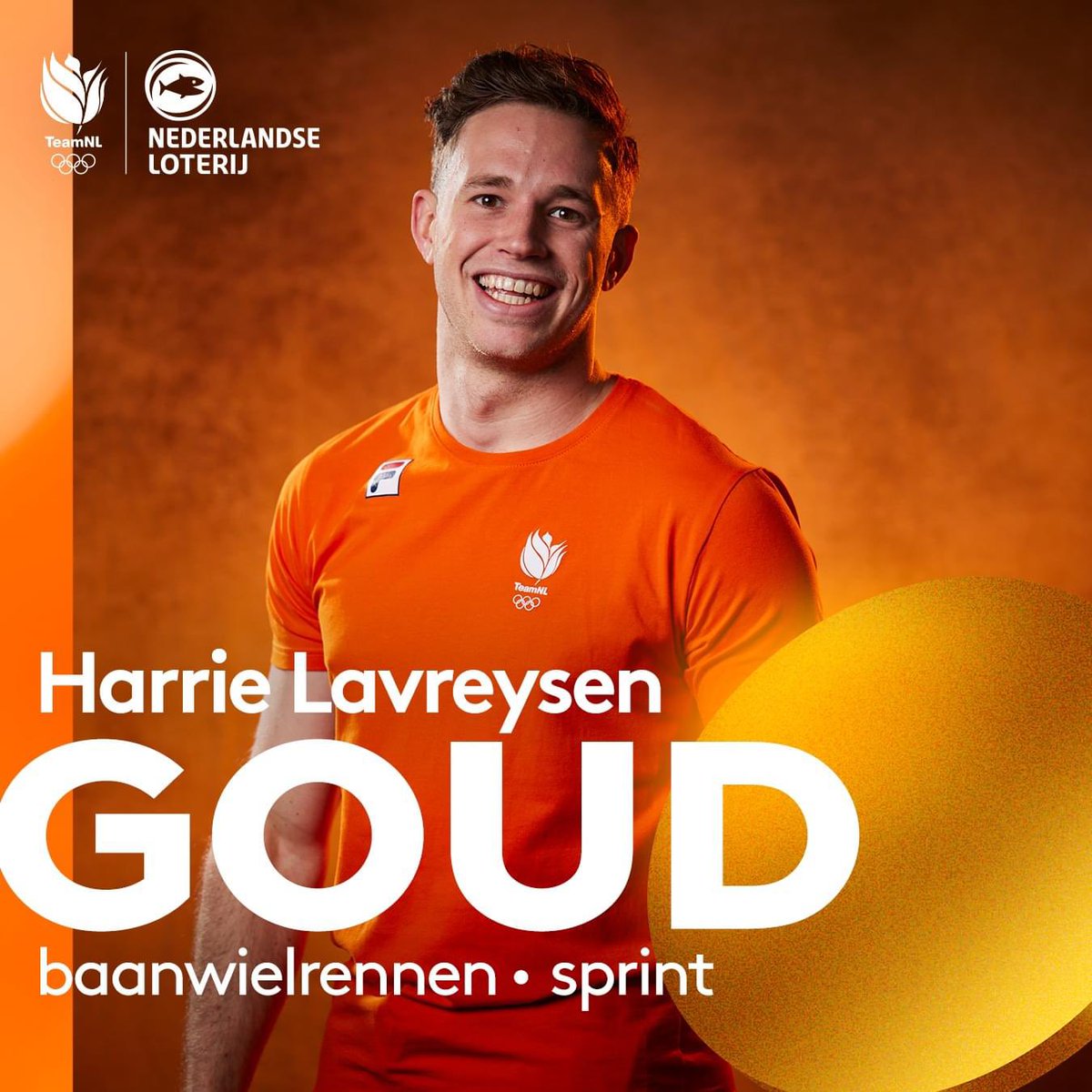 EllenPenning24's tweet photo. Wat een race weer! #GOLD voor #Harrie #Lavreysen #HarrieLavreysen van @TeamNLtweets bij #Paris2024 #Olympic2024 #OS204 Fantastisch gereden en verdiend goud! Diepe buiging voor Harrie! ππ https://t.co/8lSJz0ZxGk