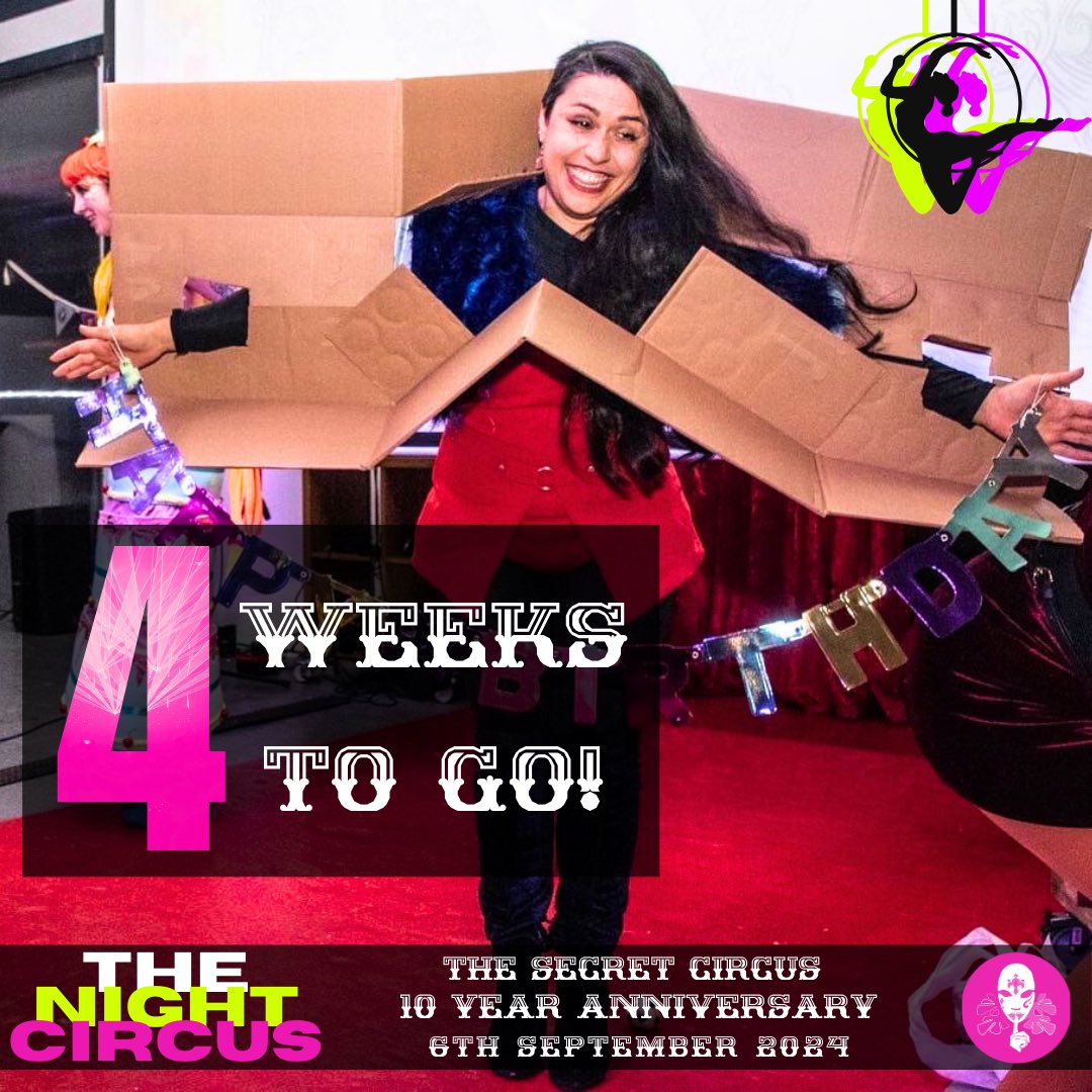JUST 4 WEEKS UNTIL THE NIGHT CIRCUS HITS LIVERPOOL 😱🎪🪩

In celebration of our 10th Birthday we’ve curated a special night where cabaret meets club night 🤝

Will you join The Night Circus? 👀 

06.09.24 🎉
QU A RR Y 📍

Tickets available here 🔗: tr.ee/uoRd4dnYVP