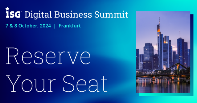 #CostOptimization, #AI and infrastructure simplification can help you drive innovation, new revenue streams and experience. Mark your calendar for the ISG Digital Business Summit in Frankfurt for #digitaltransformation best practices and "aha" moments. dy.si/hT8kK