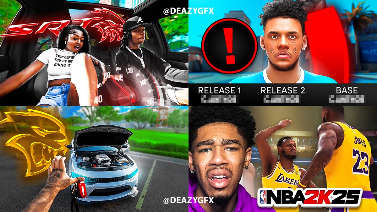 SOME #NBA2K25 &amp; #IRL THUMBNAILS

HMU LETS WORK 🤝
