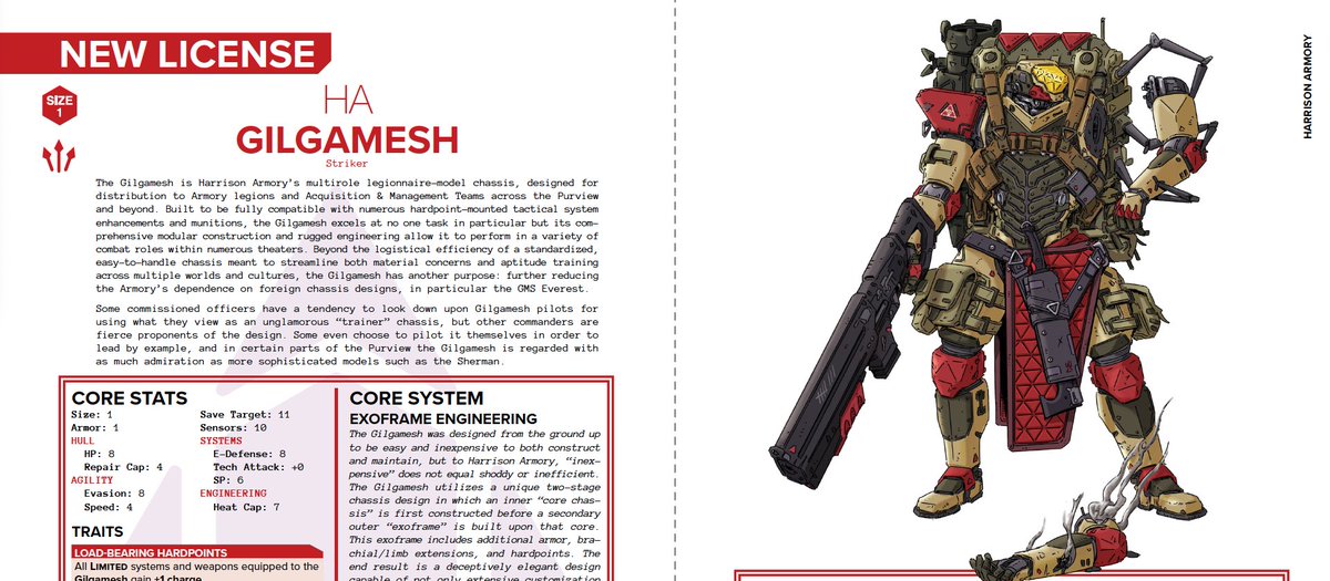 LancerRPG // Massif Press tweet media