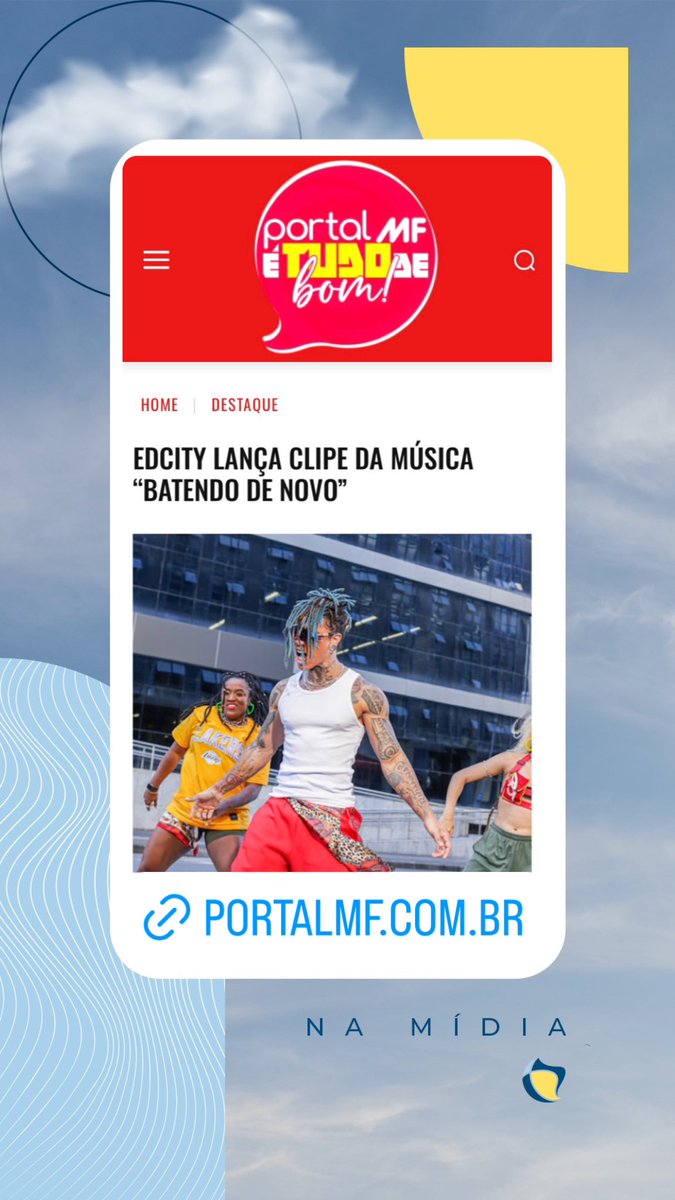 pipacomunicacao's tweet photo. Edcity lança clipe da música “Batendo de Novo”
#clipping
#pipanamidia
#edcity
#lancamento
#clipe
#youtube
#stream
#assessoriadeimprensa
#pipacomunicação
#pipaemação
Leia: https://t.co/rDSVmwdbUf
@portalmfoficial @reginaldojrmf https://t.co/P54vKFFNLz
