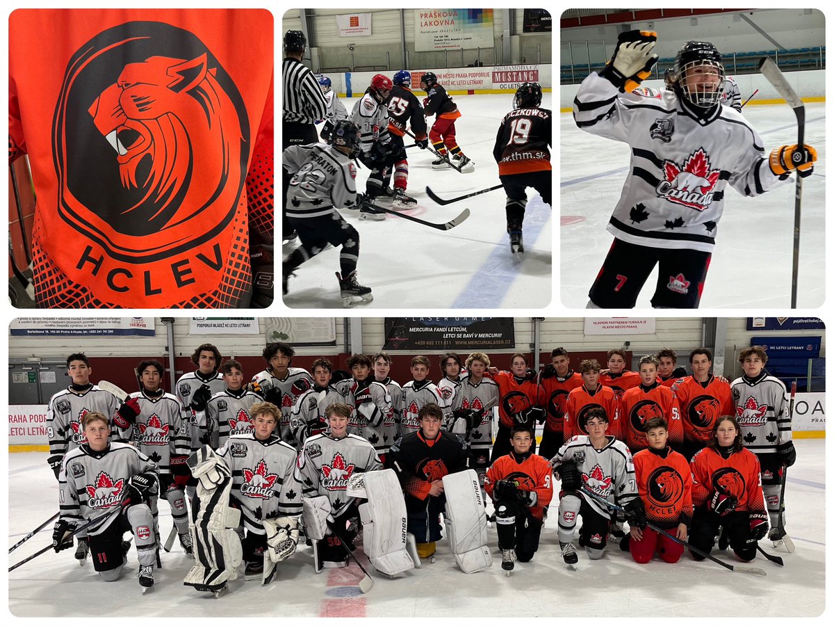 AzorcanGlobal's tweet photo. The #Canada #Bears won two games today at the #Czech Cup in #Prague defeating HC Lev from #Skovakia 4-0 &amp; #Dresden Eissport Club 2-0.
#Czechia #CzechRepublic 
@AzorcanTours 
@2009CanadaBears https://t.co/OL85gGk0Nu