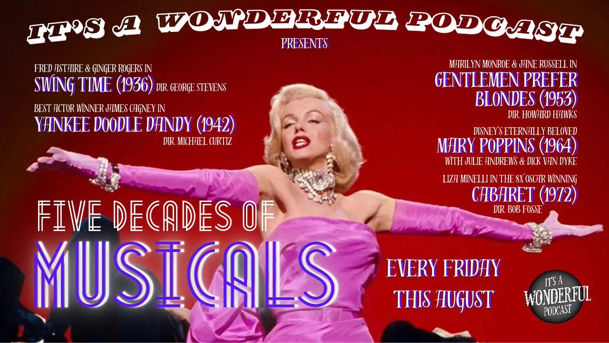 Jeanninedabean_'s tweet photo. We move from the ‘30s to the ‘40s in our “Decades of Musicals”series on “It’s A Wonderful Podcast!” Today we’re talking 1942’s patriotic musical #YankeeDoodleDandy! Helmed by the talented James Cagney,we follow the story of real life song and dance man #GeorgeMCohan!Check it out! https://t.co/AEV7ic7fr7