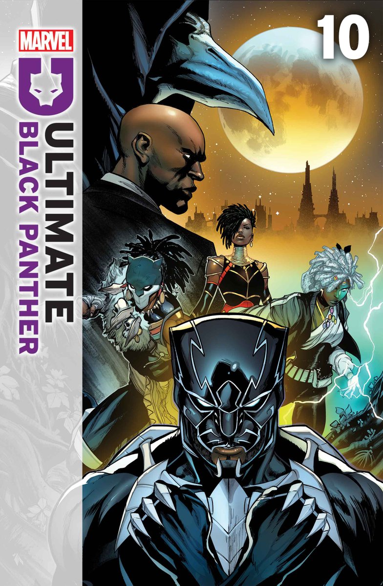 ULTIMATE BLACK PANTHER #10

Written by BRYAN HILL

Art by STEFANO CASELLI

THE BLACK PANTHER AND THE STRANGE DOCTOR?

A prison break brings unlikely aid to Wakanda, but is this new ally a reliable confidant? Or does the godly Moon Knight have more to offer?

Out 11/27