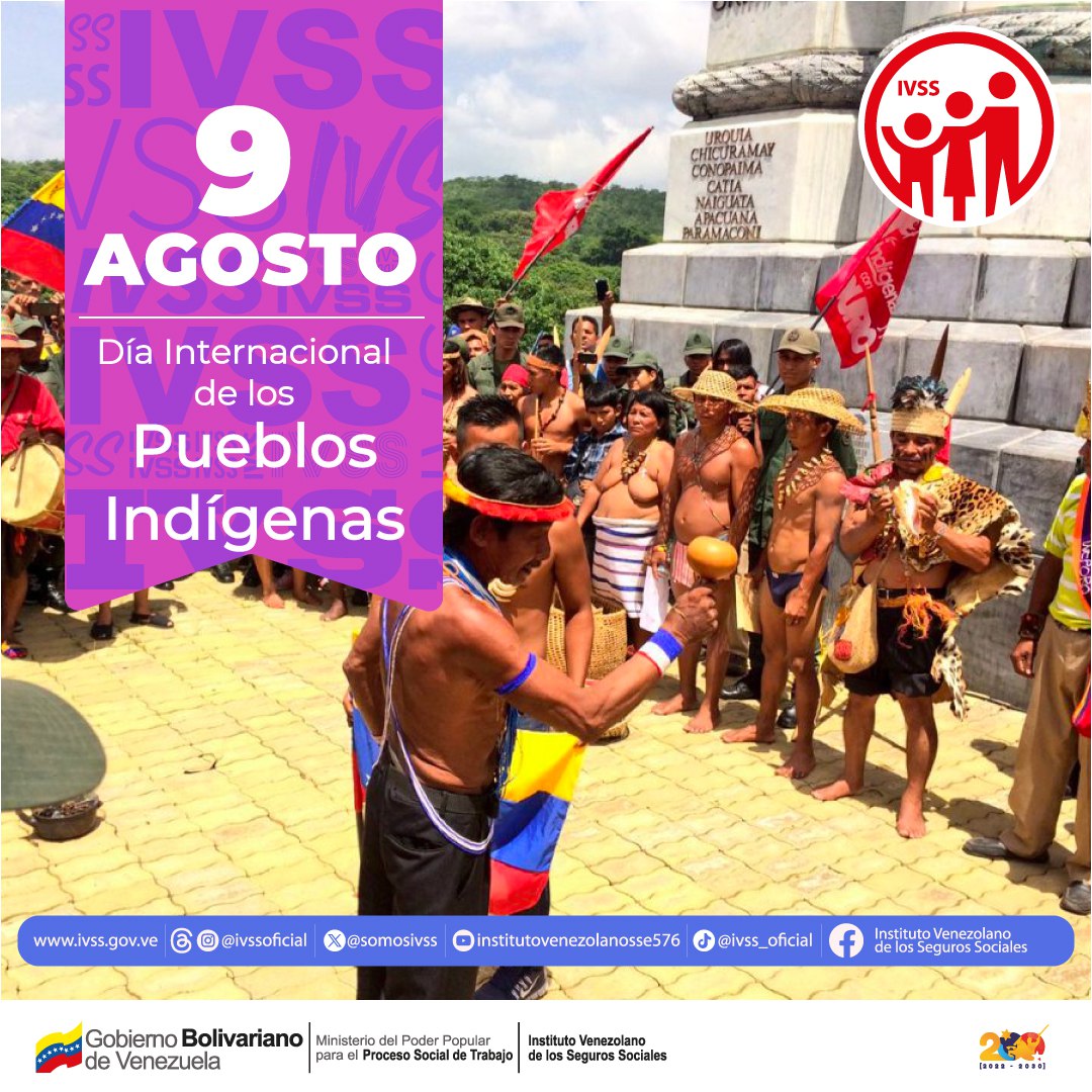 OACARORAIVSS's tweet photo. Hoy se  conmemora el Día Internacional de los Pueblos Indígenas. El día se celebra con eventos especiales en todo el mundo. El tema del Día este año se centra en la cuestión del acceso a los servicios de la salud, ya que mejorar la salud de los pueblos indígenas.
#HastaProntoX https://t.co/Uh8MSbw2GH