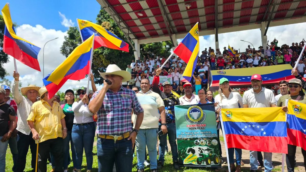 #Monagas 🚩 || Pueblo productor y campesino de Monagas respalda reelección del Presidente Nicolás Maduro